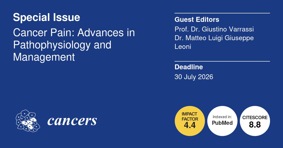 Cancers MDPI tweet media