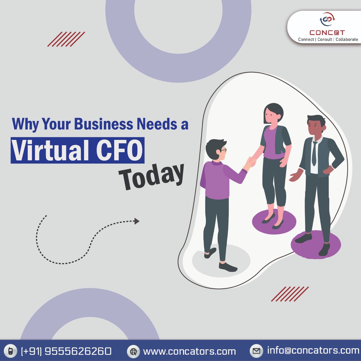 Concators's tweet photo. Why Your Business Needs a Virtual CFO Today!
#VirtualCFO #CFOServices #BusinessGrowth #StartupIndia #SmallBusinessSupport #FinancialPlanning https://t.co/ElpqR8w7Wk