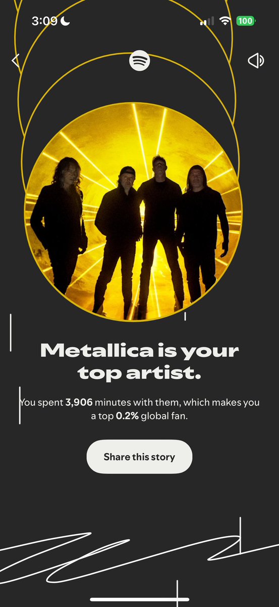 AlexAEterna's tweet image. This years @SpotifyUK wrapped… it doesn’t surprise me at all 😂🤘 #SpotifyWrapped