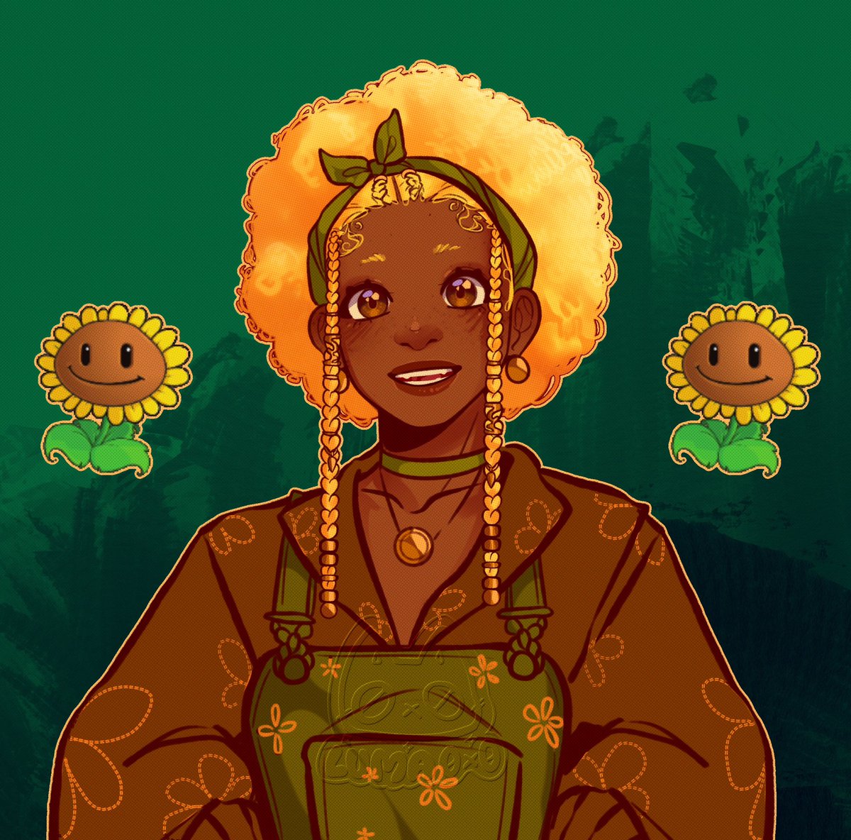 I can’t find the original post anymore but yeah I wanted to try doing this flower design 🌻🌻🌻