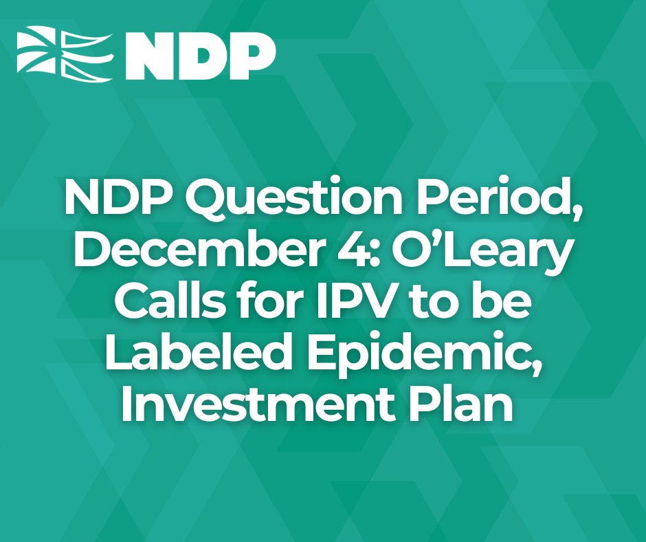 The NL NDP tweet media