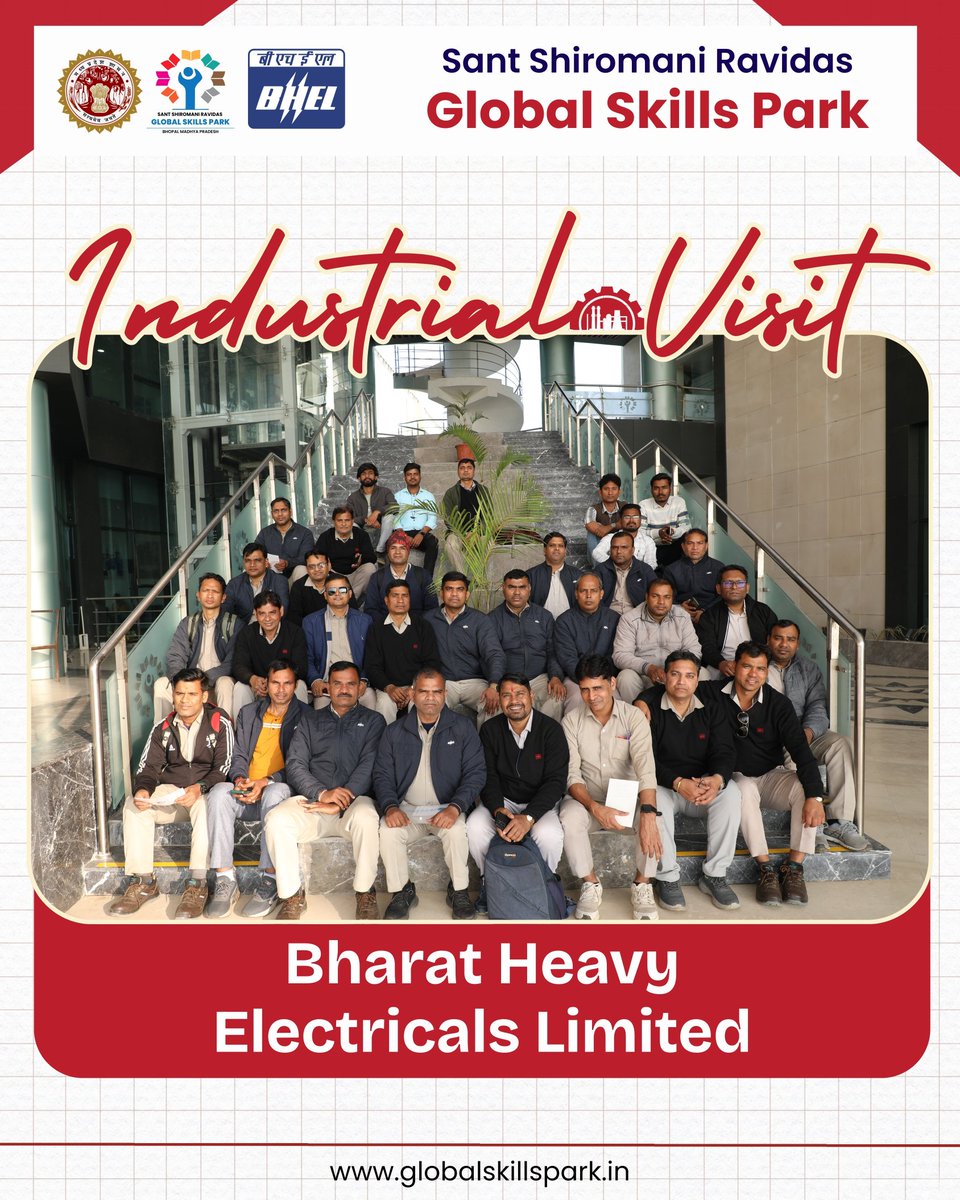 SSRGSPOfficial's tweet image. 42 trainees from @BHEL_India Bhopal visited the Electrical Technology and Mechanical Technology labs at SSRGSP, gaining valuable exposure to advanced training infrastructure and industry-aligned skill practices.

#SSRGSP #BHELBhopal #SkillDevelopment #TechnicalTraining…