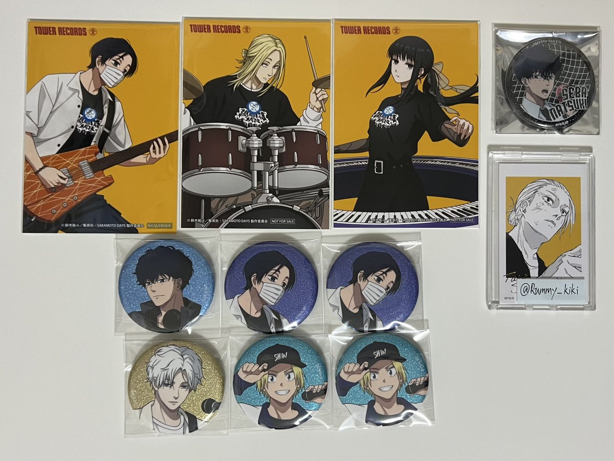 RT @Rummy_kiki: 【交換】サカモトデイズ 特典 缶バッジ
