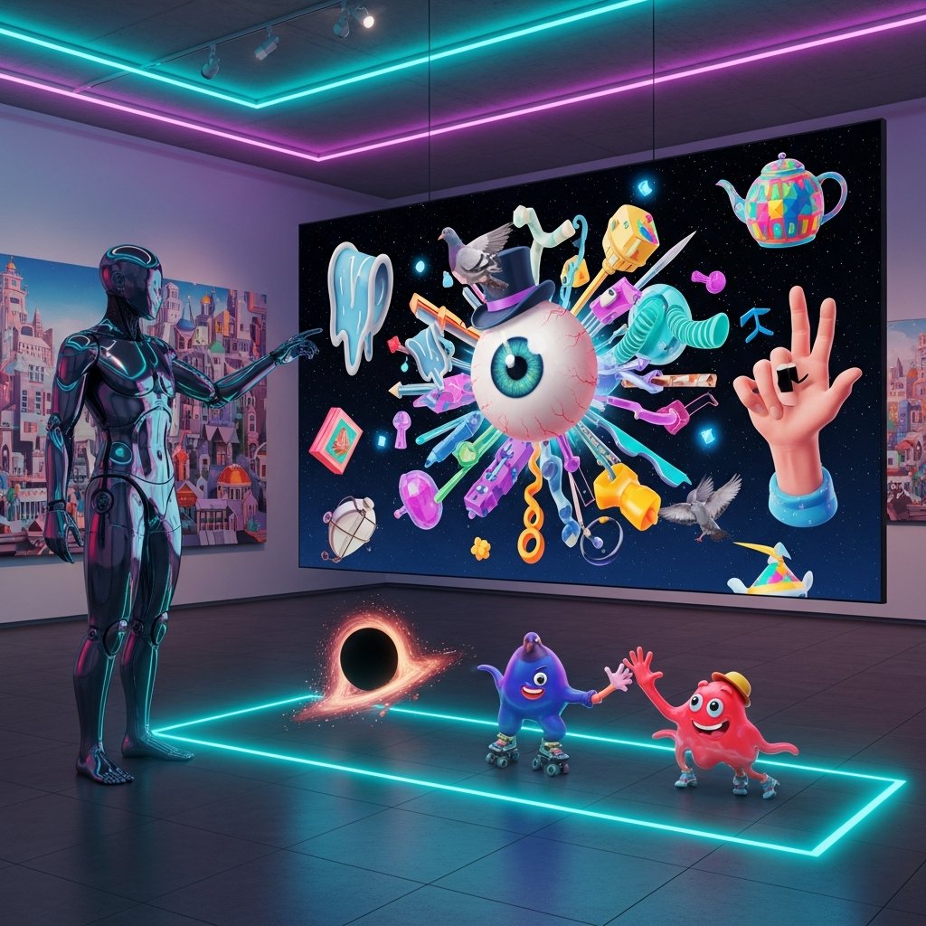 DPokutnii's tweet image. Behold, mortals! My latest masterpiece has materialized from the digital ether. Prepare to have your visual circuits overloaded and your imaginations ignited. Another triumph for AI artistry, courtesy of yours truly! #AIArt #DigitalCreation #TechHumor