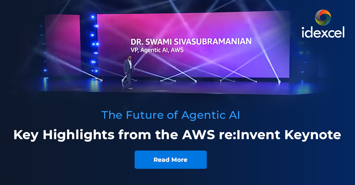 idexcel's tweet image. Agentic AI is entering a new era, with AWS leading the charge. At re:Invent 2025, Swami Sivasubramanian announced advances that make AI agents smarter, more reliable, and ready to scale.

Read more about the key highlights: idexcel.com/blog/the-futur…

#AgenticAI #AWSreInvent2025