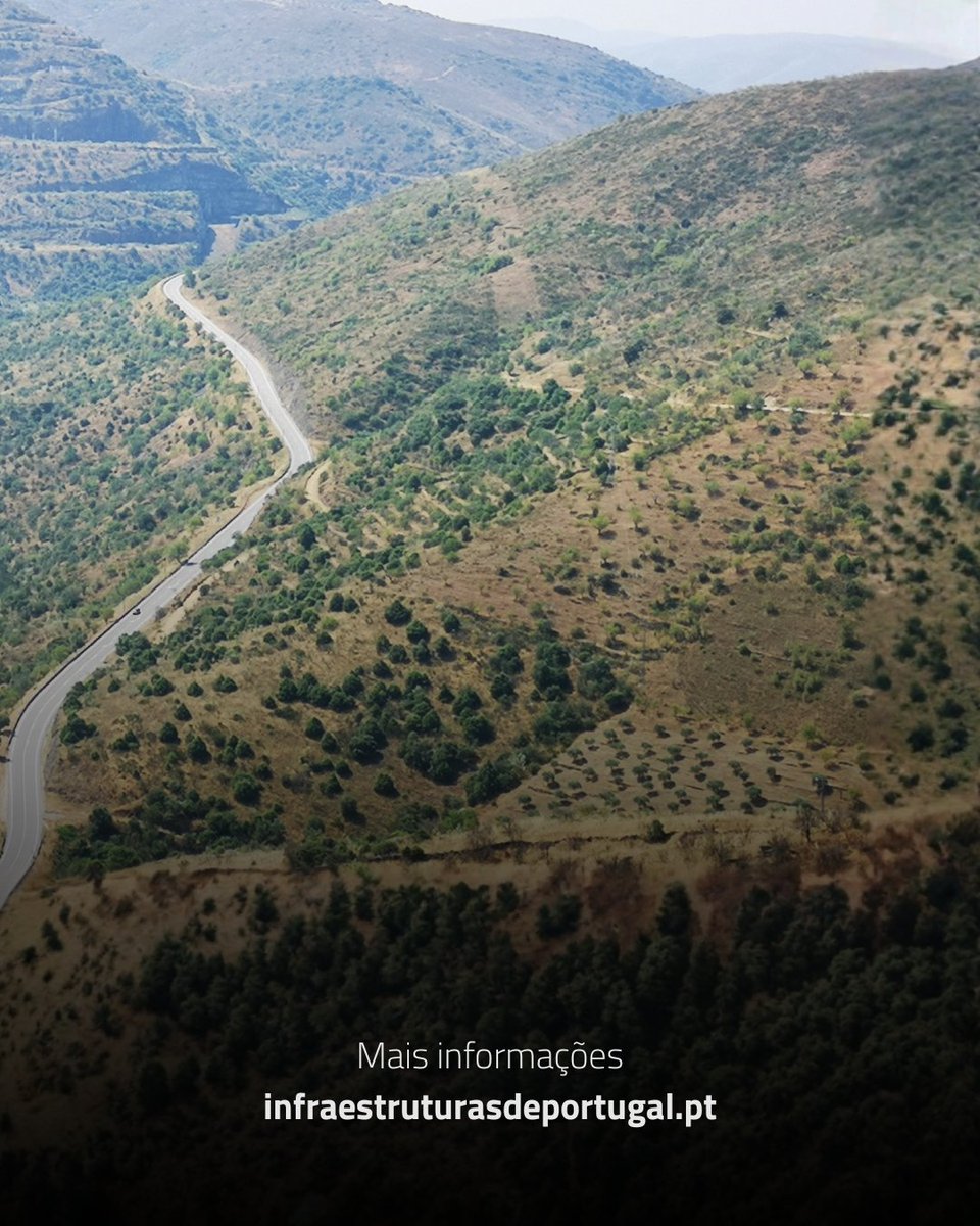 Iniciadas as obras de requalificação na EN222 em São João da Pesqueira, Viseu.

🔗 Mais informações: infraestruturasdeportugal.pt/pt-pt/iniciada…

#InfraestruturasdePortugal
#Investimentos
#Rodovia
#Viseu