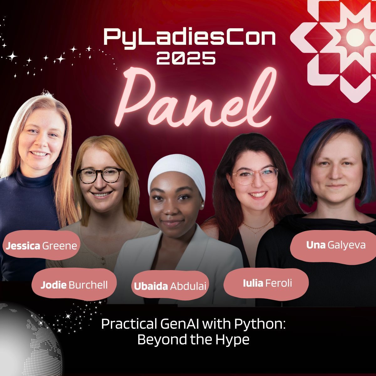 pyladiescon's tweet photo. ๐ข We are thrilled to present one of the panels at #PyLadiesCon.๐๐
Don't miss this opportunity to learn from the best and connect with the #Python community.๐
๐ฃ๏ธย Language: English
Register for PyLadiesCon now:๐
https://t.co/1KdDIFil5L
#PyLadies #PSF https://t.co/FLXie1NDDt