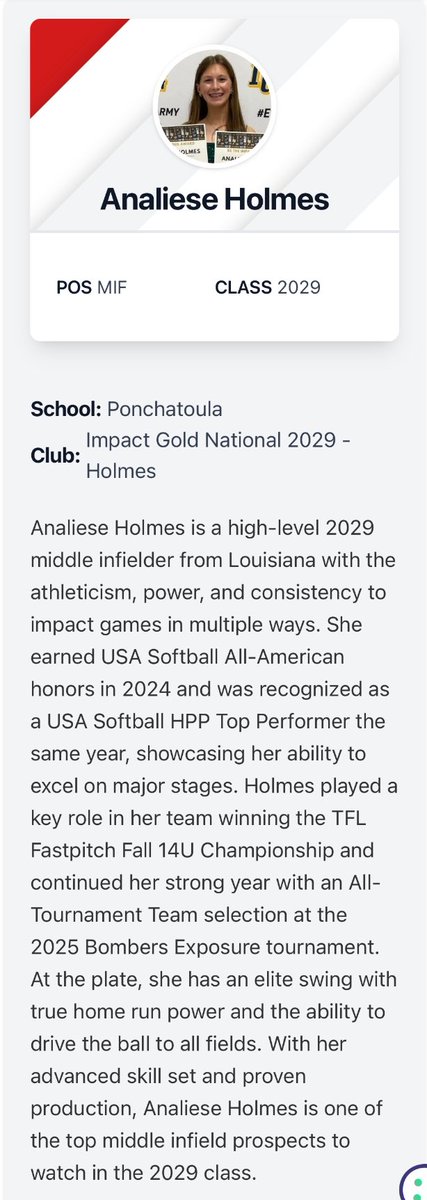 Analiese Holmes tweet media