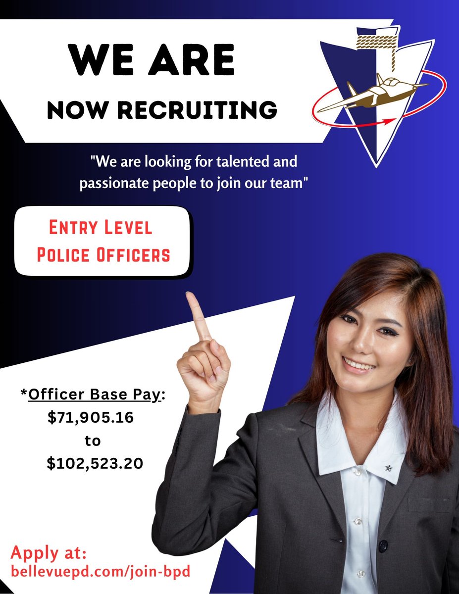 Bellevue Nebraska Police Department Recruitment tweet media