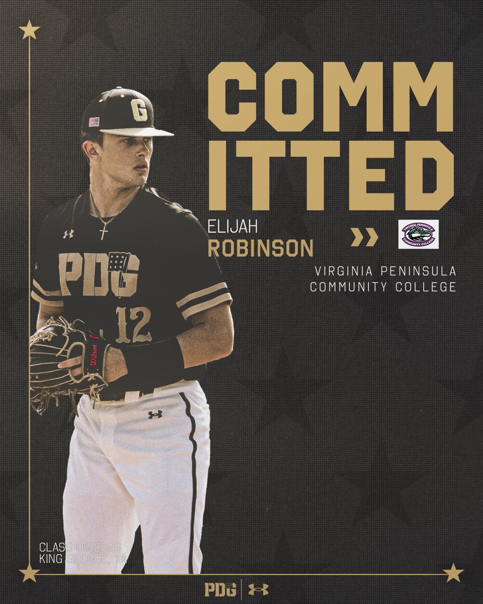 PDGABASEBALL's tweet image. Congrats to our guy @elijahrobin22 on his commitment to @VPCCBaseball ‼️

#GoGold | #PTBAW | #BurgTough