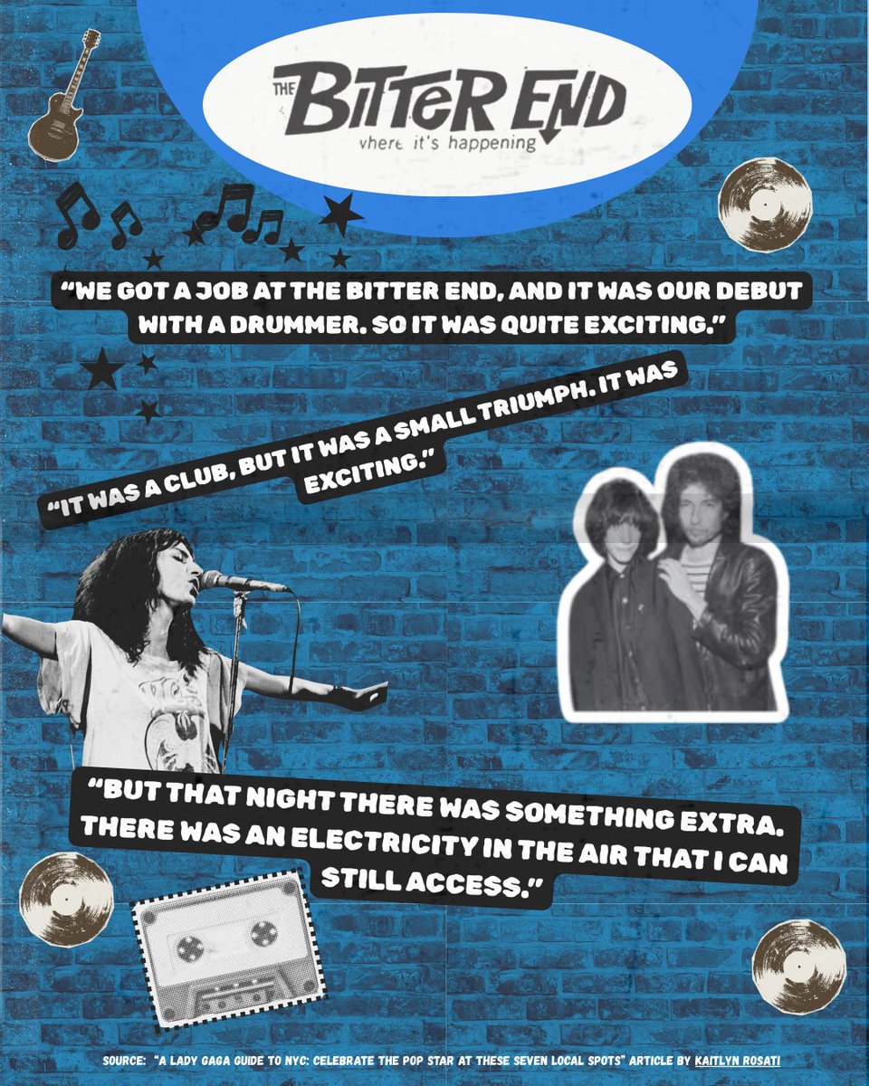 Before Horses and the world stage, Patti Smith was shaping her voice in NYC at intimate rooms like The Bitter End, alongside artists like Bob Dylan. She reflects on those early days in a new NYT article.

What song would you want to hear on our stage again? 🎶