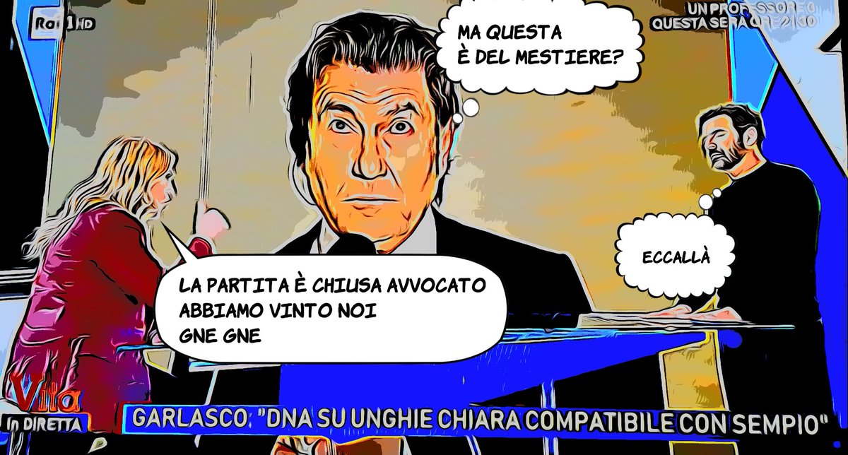 redneroo's tweet photo. π€£π€£π€£
#Garlasco #VitaInDiretta #Derenzis #damoderatamenteforteaforte
#Stasilibero #Sempio #lineapaterna #DnaSempio #Dna https://t.co/wFy2oR5dpy