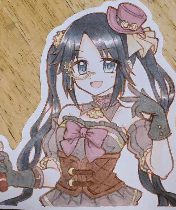三峰結華さん描いてみた!