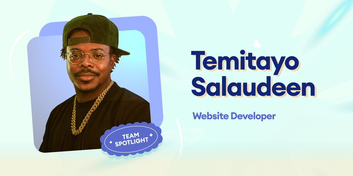 ShortPoint_inc's tweet photo. Meet Temitayo Salaudeen, our Website Developer, who uses a blend of curiosity and teamwork to build digital experiences for our customers and master complex strategy in his favorite hobby, Magic: The Gathering. 
Learn More:  https://t.co/9xjYnRLOLh

#sharepoint #shortpoint https://t.co/POBrGZFt5t
