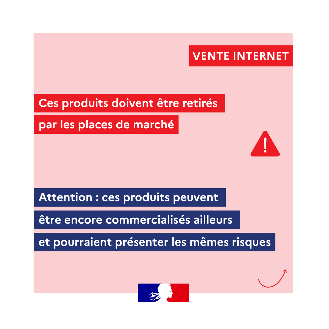 dgccrf's tweet photo. 📢 En novembre, 32 références de produits dangereux ont été retirées des places de marché
Attention surtout lorsque vous achetez sur des sites hors Union européenne👇
https://t.co/DiijKvJes3

@Economie_Gouv  @douane_france  @asso_afoc  @la_csf  @FamillesRurales  @UFCquechoisir https://t.co/SIMi930v04