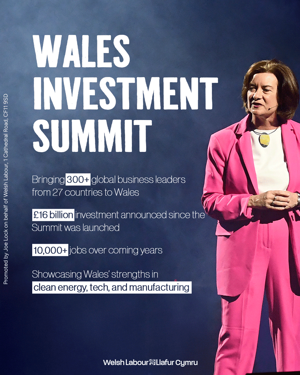 Investing in Wales. 

Investing in our future.

A fairer, greener, stronger Wales starts here.
