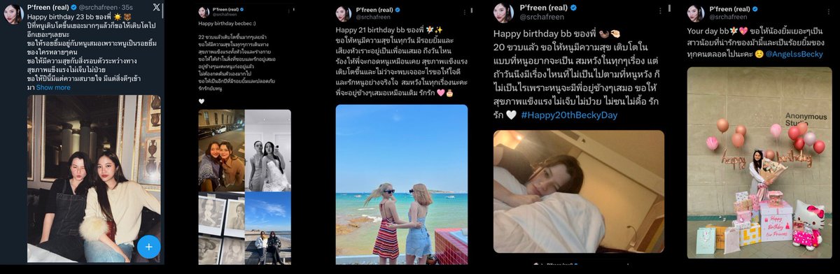 officialFBUS's tweet image. #ฟรีนเบค #Freenbecky
#srchafreen #beckysangels

Let’s keep growing, bb :🤍)

2025 ➡️ 2024 ➡️ 2023➡️ 2022 ➡️ 2021