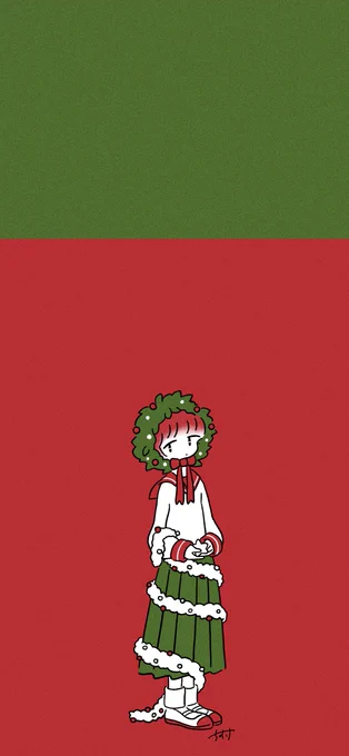 12月のまちうけカレンダーだよ 個人利用の範囲でどうぞ nantara sailorシリーズ めりめりくりくりセーラー #千助さんのまちうけ