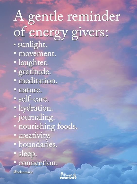 Christophechoo's tweet photo. A reminder of great sources to gain energy from. https://t.co/DTro2ProSO