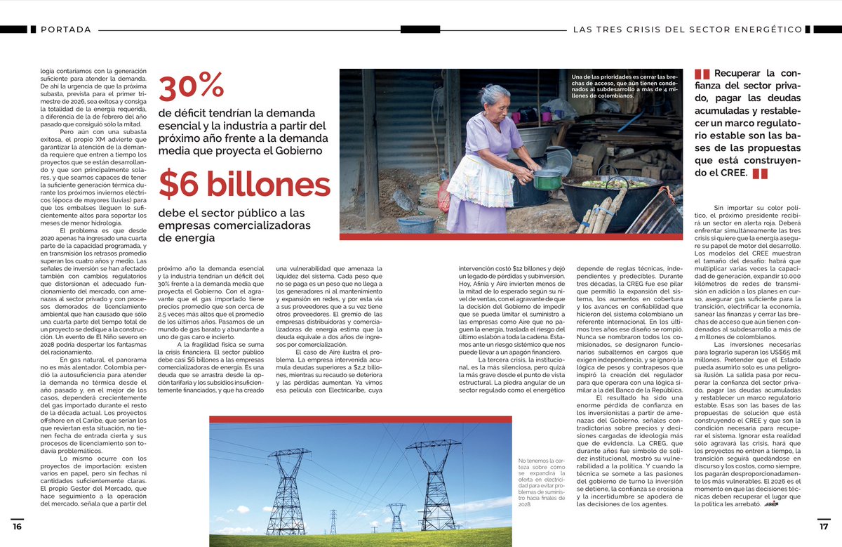 “Las tres crisis del sector energético” es el tema central del artículo de ⚡ Tómas González (<a href="/tomasge/">Tomás González</a>), director del Centro Regional de Estudios de Energía – <a href="/creenergia/">CREE - Centro Regional de Estudios de Energía</a>, en esta edición de Carta Financiera. En este, expone cómo las crisis de abastecimiento, financiera e