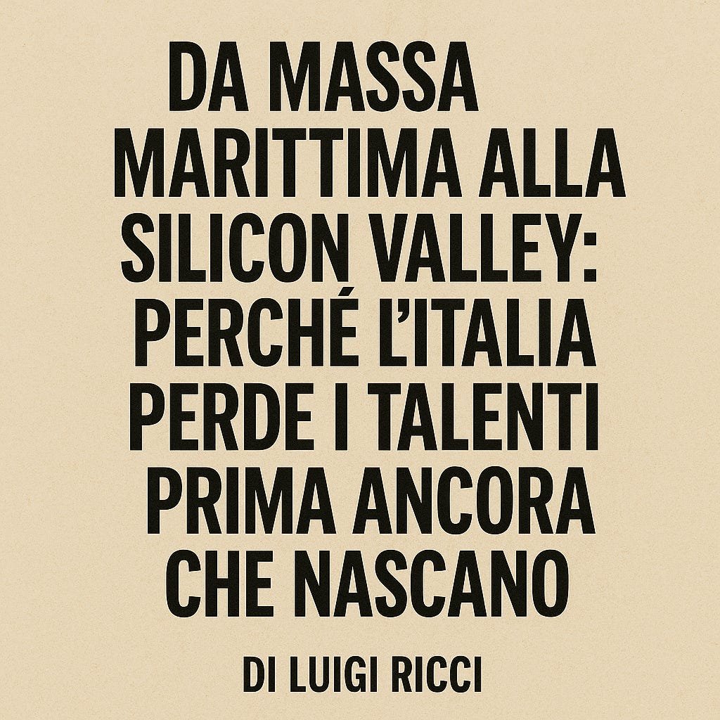 RicciStats's tweet image. Da Massa Marittima alla Silicon Valley
Amodei, Sangiovanni-Vincentelli e tutti gli altri: l&apos;Italia che perde i talenti prima ancora che nascano luigiricci.substack.com/p/da-massa-mar… di Luigi Ricci su #Substack #Synopsys #Anthropic #politecnico #Berkeley