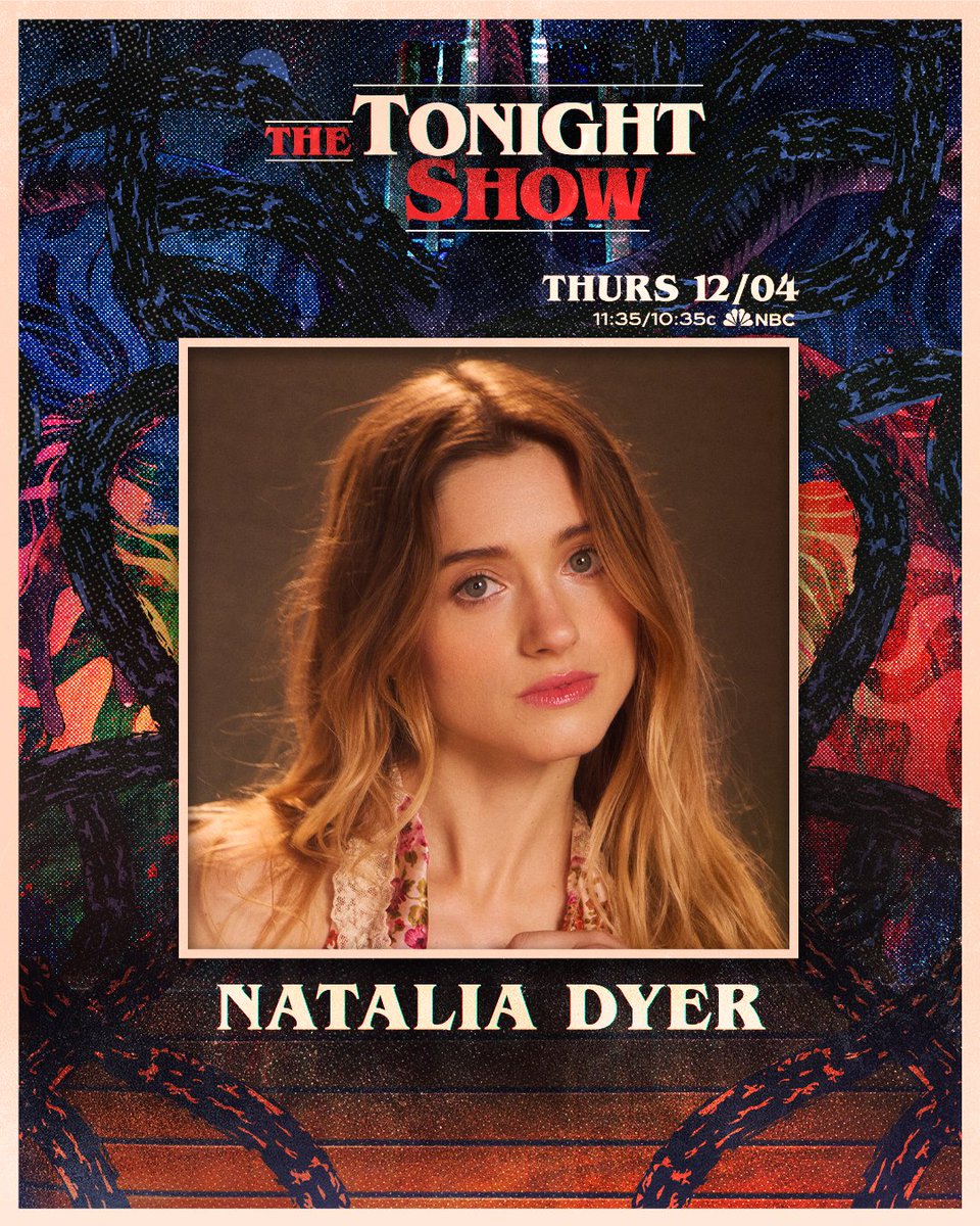 .<a href="/NataliaDyer/">Natalia Dyer</a> flips Studio 6B upside down TONIGHT to talk all things <a href="/Stranger_Things/">sƃuᴉɥʇ ɹǝƃuɐɹʇs</a> 5! #StrangerThingsOnFallon #FallonTonight #StrangerThings