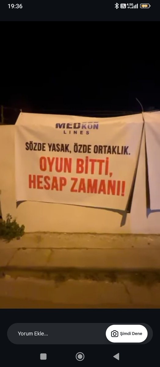 SON DAKİKA! FİLİSTİN DOSTLARI GÖZALTINDA!

Filistin Dostu arkadaşlarımız İsrail İşbirlikçisi MEDKON LİNES şirketiyle alakalı astıkları pankart gerekçe gösterilerek 04.12.2025 tarihinde ifadeleri alınmak üzere karakola götürüldü. Emniyet güçleri tarafından İşyerlerinden alınan 2