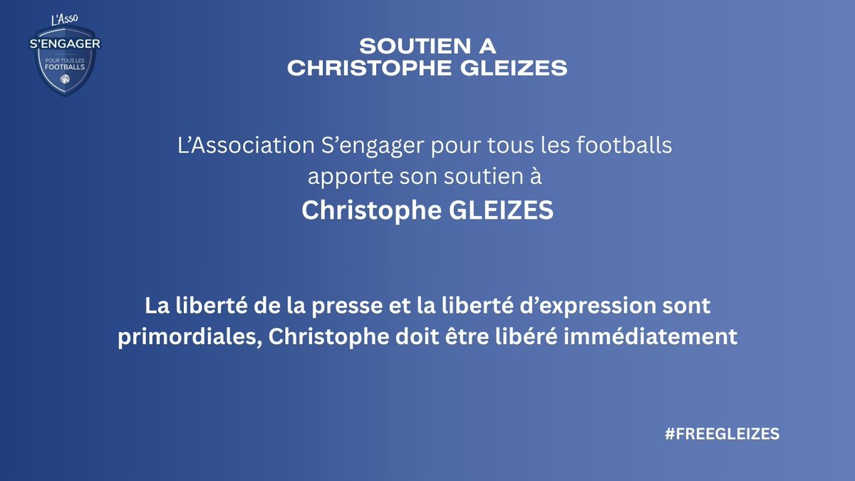 Communiqué de l'Association S'engager Pour Tous les Footballs
#freegleizes