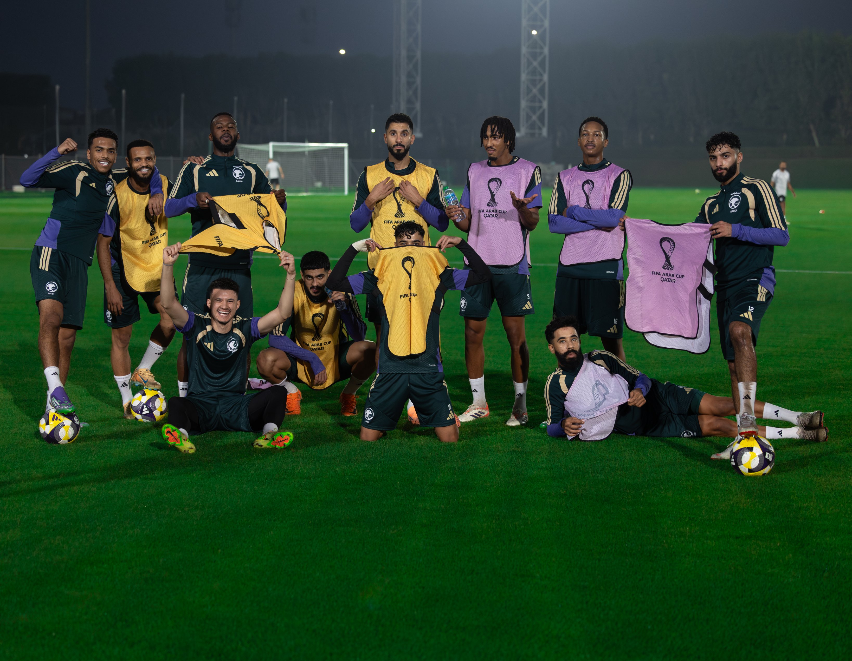 لاعبو السعودية. (إكس) 