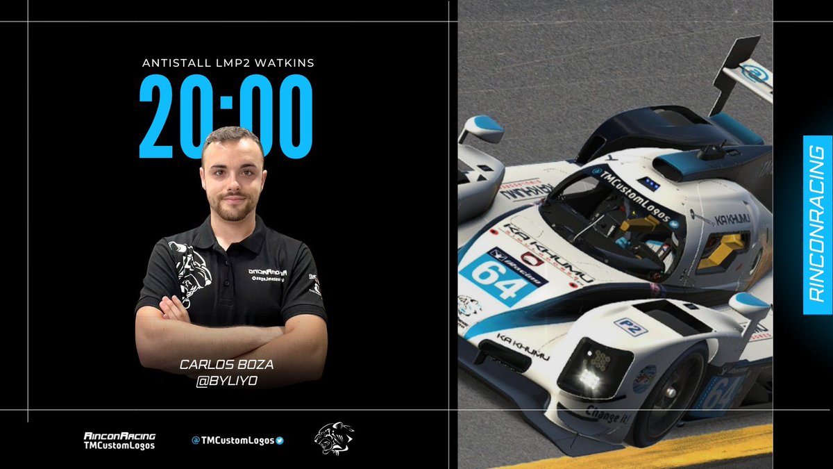 RACE DAY🏁

The last dance! Llegamos al final de este campeonato Antistall y Carlos Boza lo tiene en sus maos, para revalidar titulo.

🙎🏻‍♂️<a href="/ByLiyo/">Carlos Boza</a> 
🇺🇸 Watkins Glen.
🚗 LMP2.
⏰ 21:00hs.

Link retransmisión:

youtube.com/@antistallraci…