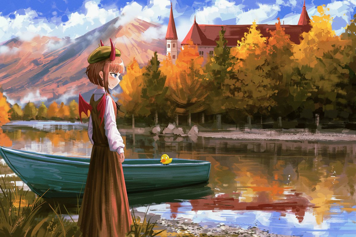 AlexBeEditing's tweet image. Autumn by the Pond
#Duckult

Incredible art by @NonELuX