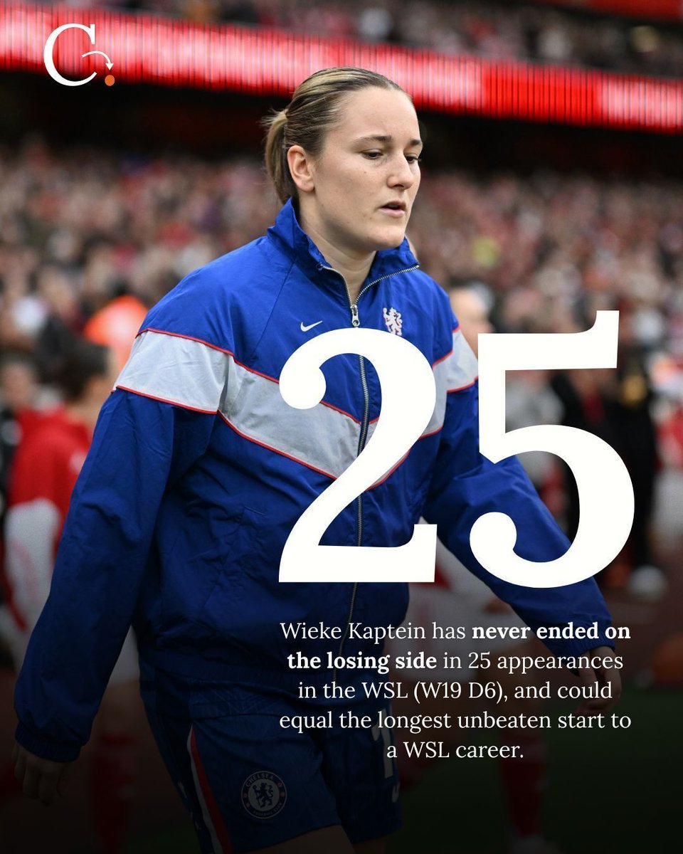 Can Wieke Kaptein equal Jane Ross' record of 25 games unbeaten this weekend? 👀