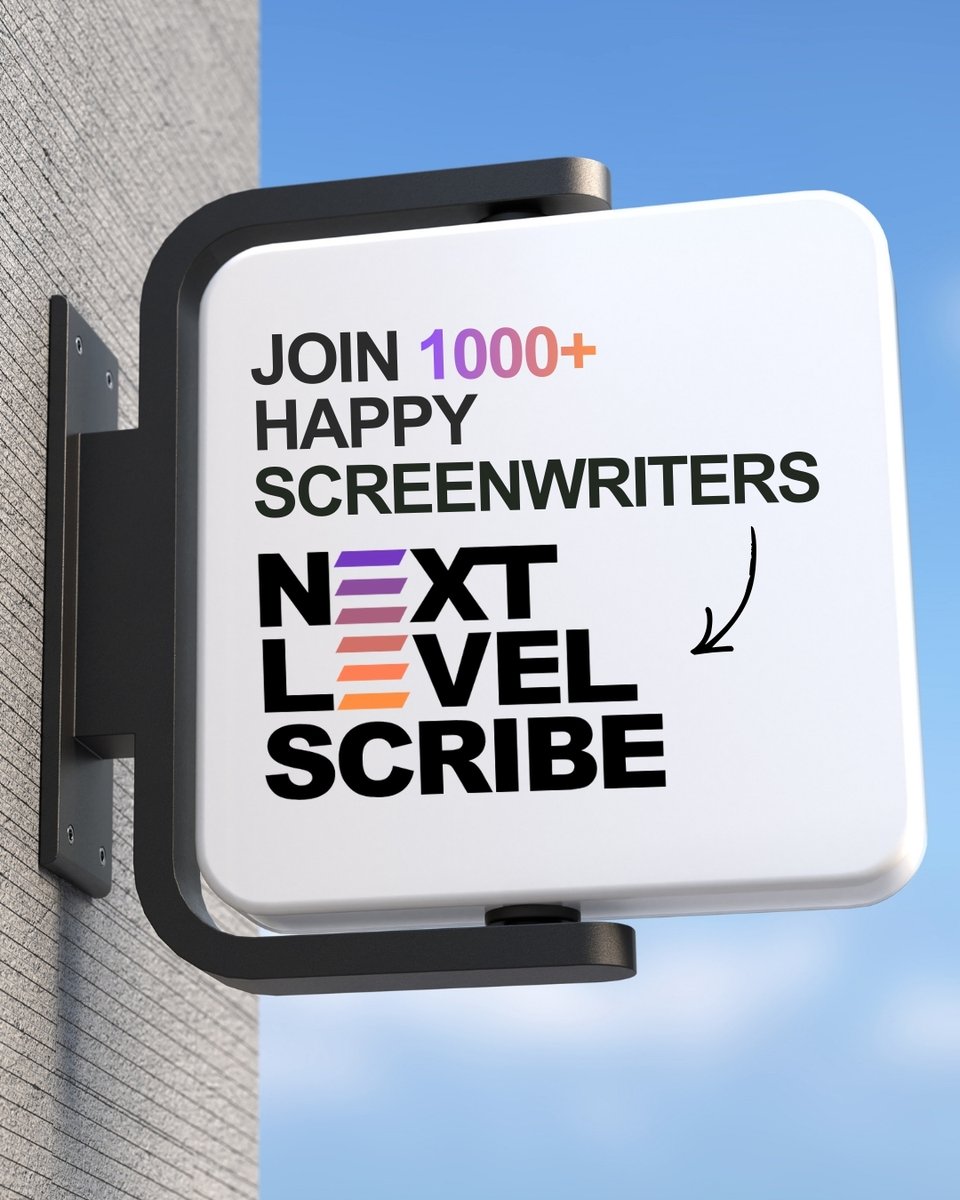 This is your sign to stop sitting on that script! ✍️

Join the professional community for emerging writers who want to take the next big step in their career — with real mentorship from top, working showrunners &amp; screenwriters behind them. → nextlevelscribe.com