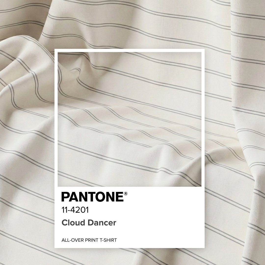Printful's tweet image. The Pantone Color of the Year is showing up everywhere.🤍
How will you make it work for your brand?✨

Heads-up: CMYK prints provide a close match, but not an exact Pantone shade.

#coloroftheyear #pantone