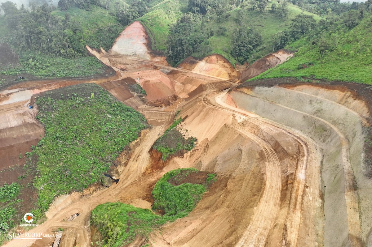 SilvercorpSVM's tweet photo. 📸 Progress continues at the #ElDomo project. The camp is taking shape with new internal roads, utilities, and facility installations. Crews are advancing earthworks on access roads and the northeast clean-water channel, while foundation work is progressing at the crushing and processing plant areas.

Stay tuned for more updates!

$SVM $SVM.TO #SilvercorpMetals #Ecuador @CURIMINING_SA