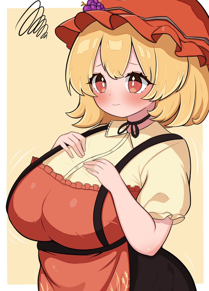 秋が終わったのにまだ大きくなっちゃう穣子ちゃん‼️
pixivに差分あります‼️