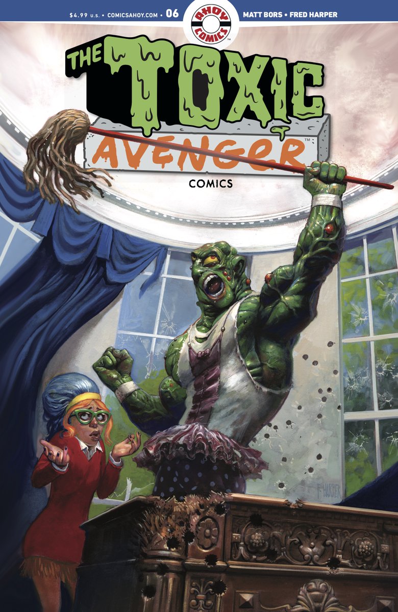 In TOXIC AVENGER COMICS #6, Toxie heads to Washington—but what sent him there?

Read a 10 page comic by <a href="/MattBors/">Matt Bors</a> and <a href="/deadredfred/">Fred Harper</a> that sets the stage for Toxie's showdown with the government this January 7, courtesy of <a href="/graphicpolicy/">Graphic Policy</a>.

graphicpolicy.com/2025/12/02/exc…