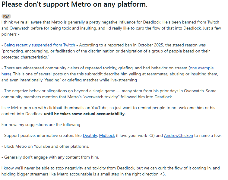 DEADLOCK PROJECT 8 tweet media
