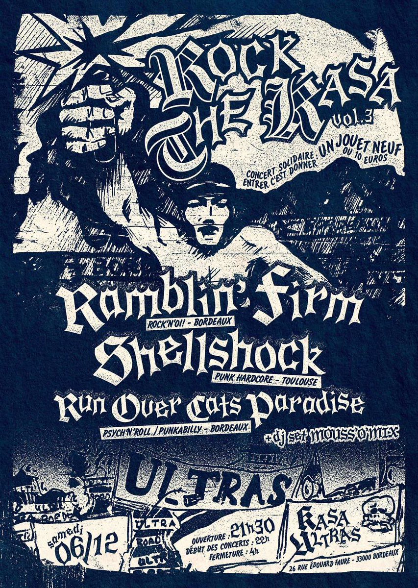 ub87officiel's tweet image. [ Concert ] C’est samedi à la Kasa Ultras à partir de 21h30 !

Venez avec un jouet !