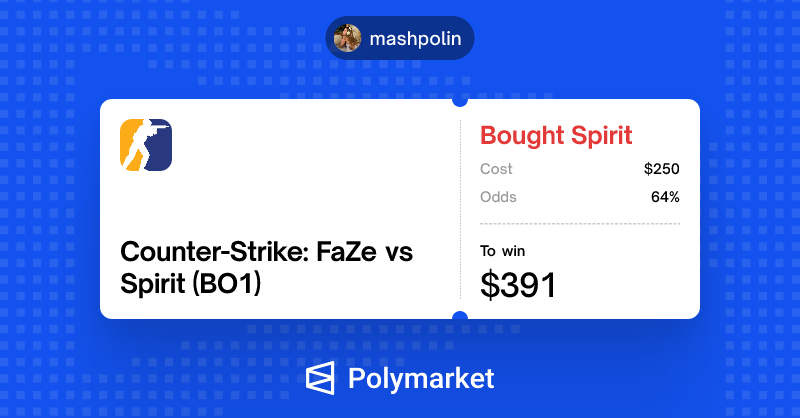 mashpolin's tweet photo. my first bet won
i hope spirit dont let me down😁 https://t.co/Ui7QnsiyvJ