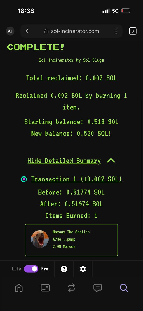 First buybacks and burns started🔥 $marcus