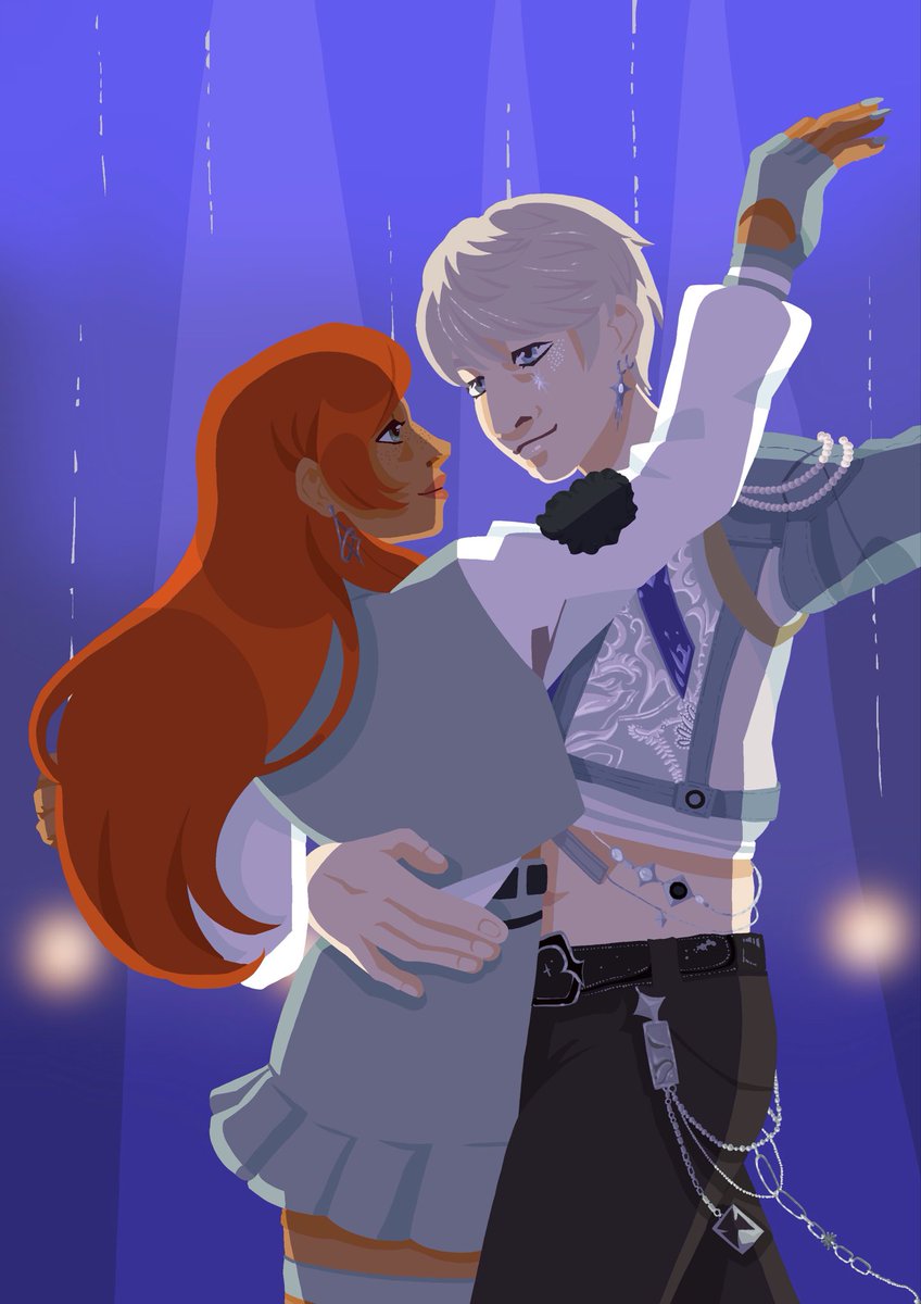 Colins_Fish's tweet image. Always love making LADS fanart of my best friend’s MC and her current fave LI 🥰 #ladstwt #ladsfanart #Xavier