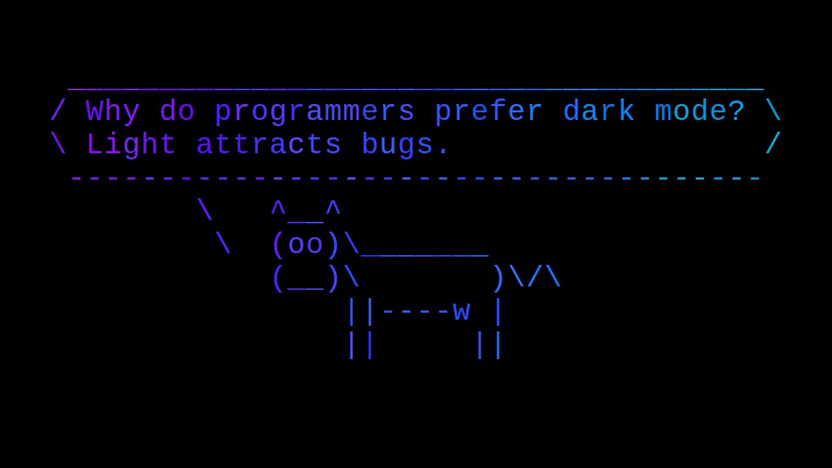 cowsayco's tweet image. #tech #dev #coding #devmemes #developers #devjokes #codinglife