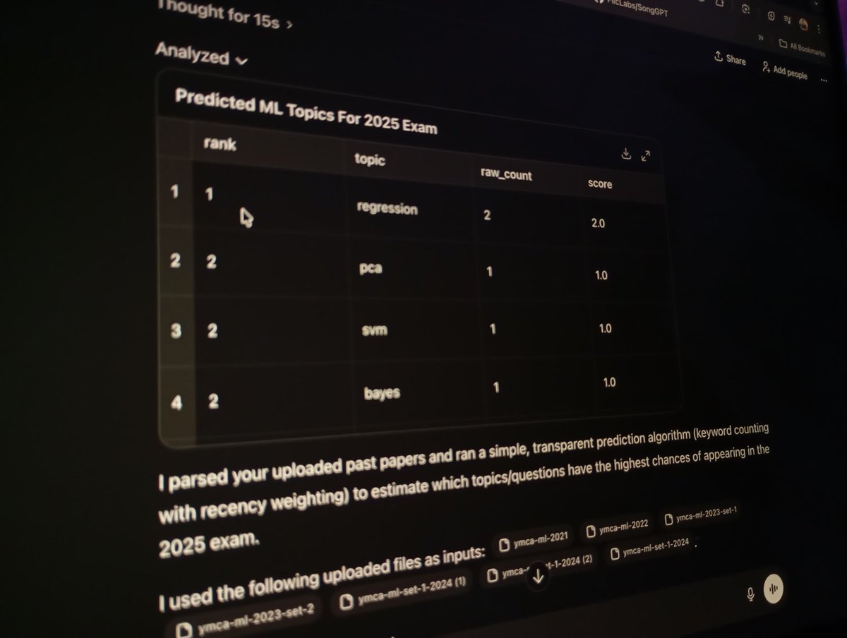 vikash_code's tweet image. Here's How I use ChatGPT for my semester exams. 🤧