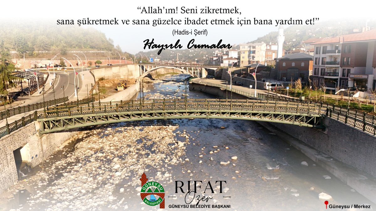 “Allah’ım! Seni zikretmek, sana şükretmek ve sana güzelce ibadet etmek için bana yardım et!”
(Hadis-i Şerif)
Hayırlı Cumalar...