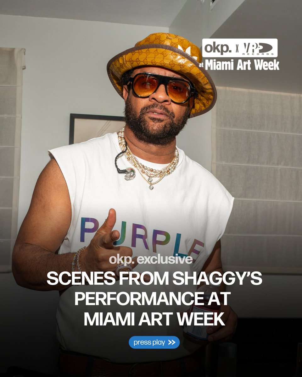 okayplayer's tweet photo. Last night @DiRealShaggy turned up Miami art week!
🔥🔥🔥
#vprecords #artweekmiami #shaggy https://t.co/RSJJHD5hb7