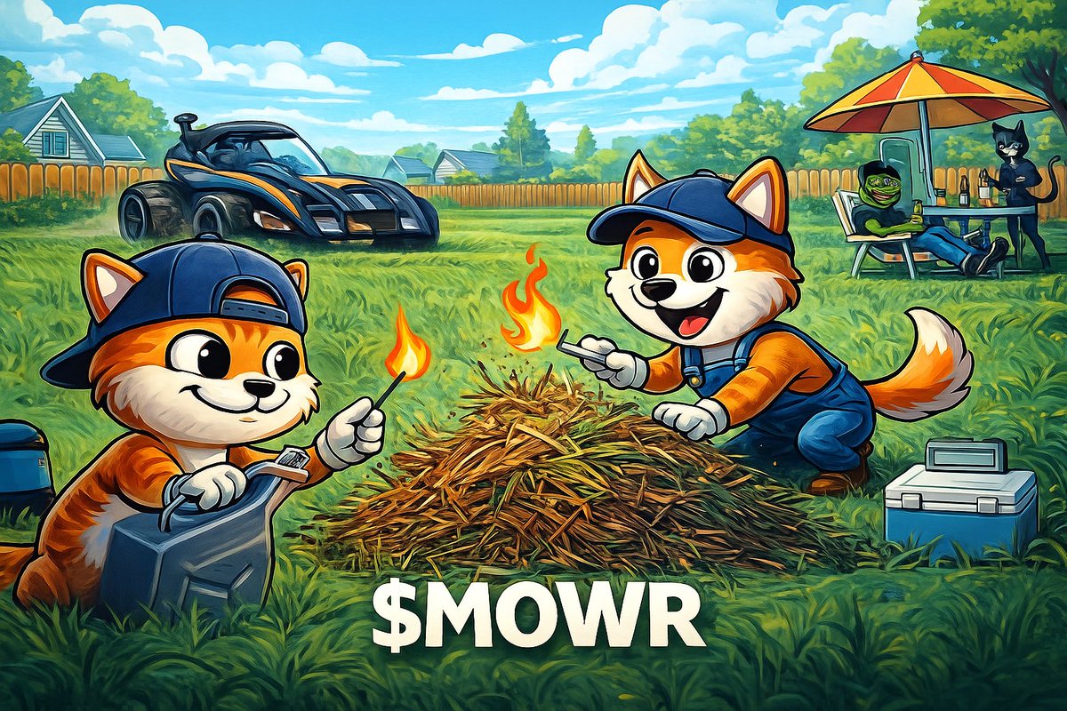 mowrcoin's tweet photo. Day_7🔥 DAILY BURN #? — December 4 🔥Today’s follower count: 207
Burn formula: followers × 100👉 207 × 100 = 20,700 $MOWR
…sent straight to the fire. 🔥🌾Every new follower strengthens the burn.
Every day, the supply shrinks. No treasury sell. Ever.
Only burns. Every sunrise. $MOWR
Cut Grass. Burn Supply.