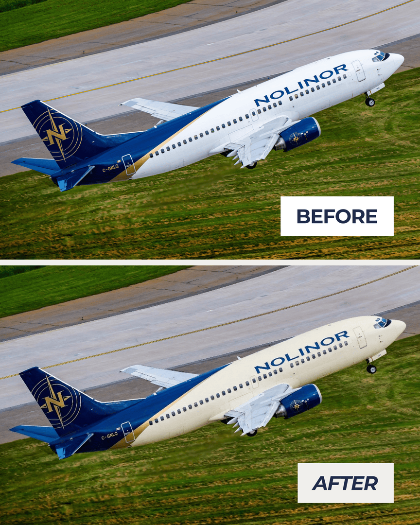 nolinoraviation's tweet image. What do you think? 🤔

Should we repaint our entire fleet with @pantone's #ColorOfTheYear, Cloud Dancer? Let us know in the comments 💬