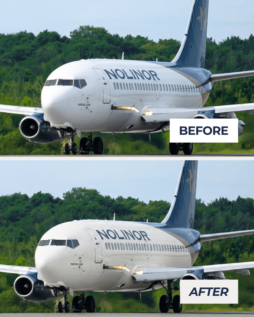 nolinoraviation's tweet image. What do you think? 🤔

Should we repaint our entire fleet with @pantone's #ColorOfTheYear, Cloud Dancer? Let us know in the comments 💬