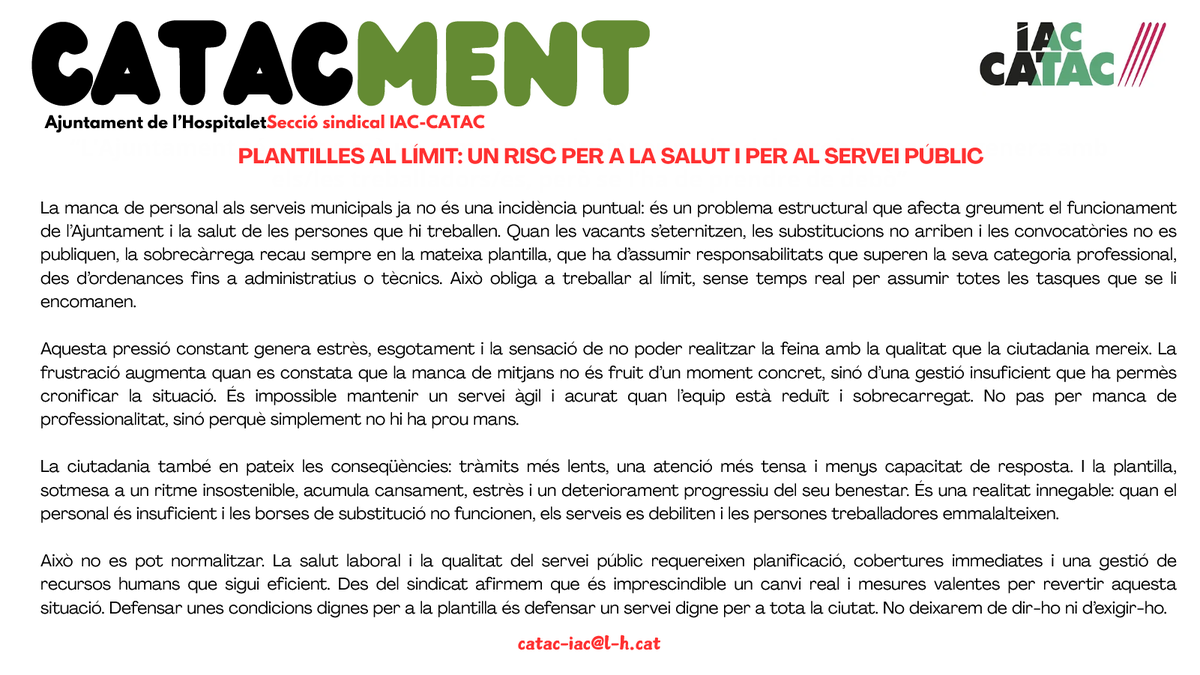 IAC CATAC L'Hospitalet tweet media
